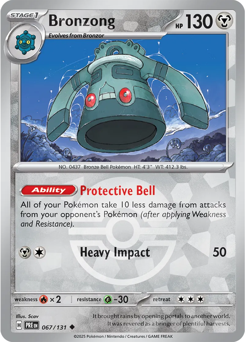Bronzong Poke ball Holo